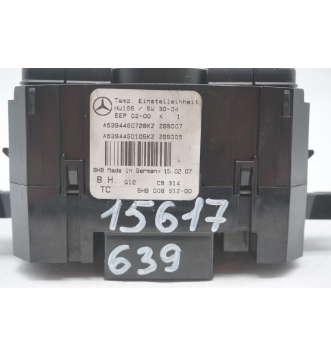 A6394460728 A6394450105 Mercedes Vito W639 Klima Klimabedienteil