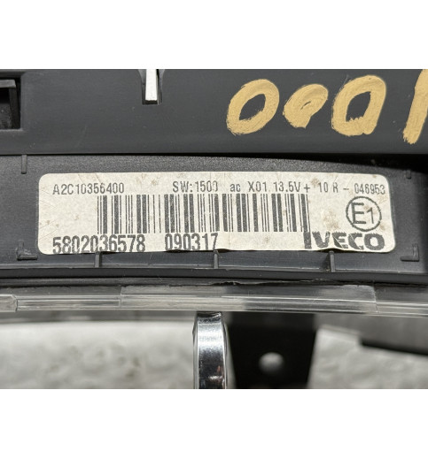 Iveco Daily VI Tacho Kombiinstrument 5802036578 A2C10356400 2017