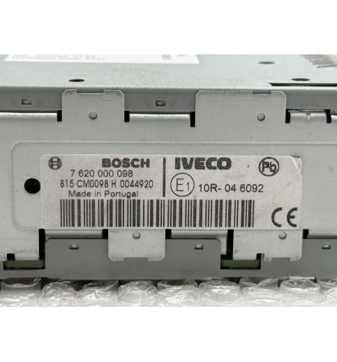 Iveco Daily VI Radio CD Autoradio 5802018763 Bosch 7620000098