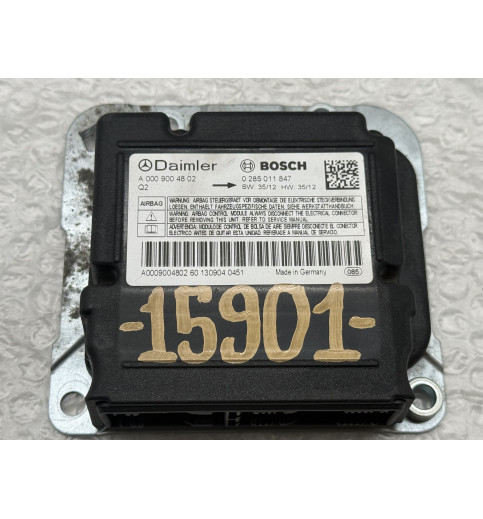 A0009004802 Mercedes Airbag Steuergerät Bosch 0285011847 Daimler A0009004802 Mercedes Airbag Steuergerät Bosch 0285011847 Daimler