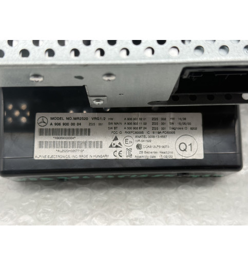 A9069000004 Mercedes Sprinter W906 Radio Bluetooth Alpine MR2520 Facelift A9069000004 Mercedes Sprinter W906 Radio Bluetooth Alpine MR2520 Facelift